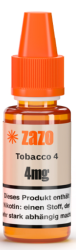 Tobacco Nr. 4 10 ml Liquid by ZAZO 