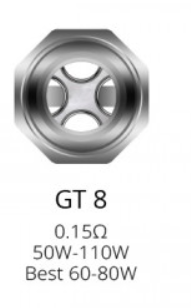 GTM + GT Coil für den Cascade-Tank by VAPORESSO GTM2 0,4 Ohm  40 - 80 Watt Coil