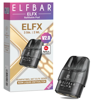 ELFX Pod 2 ml by ELFBAR ElfX 0,6 Ω Leerpod