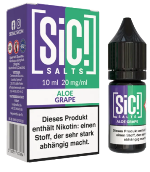 Aloe Grape 10 ml 20 mg Nikotinsalz by SiC! 