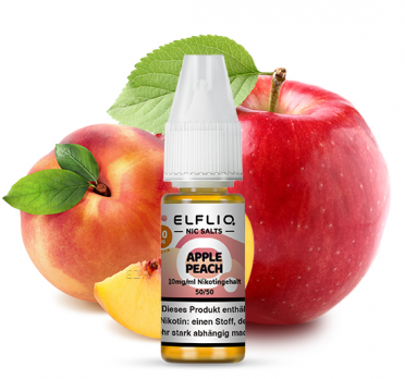 Apple Peach 10 ml Nikotinsalzliquid by ELFLIQ 