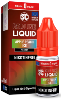 Apple Peach Ice 10 ml Nikotinsalzliquid by SC 