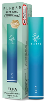 Elfa 500 mAh Akku by ELFBAR Elfa Aurora Blue