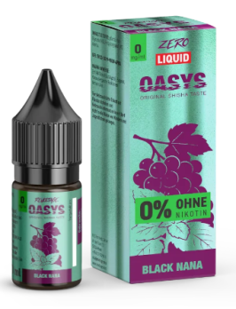 Black Nana 10 ml Nikotinsalzliquid by OASYS by REVOLTAGE 