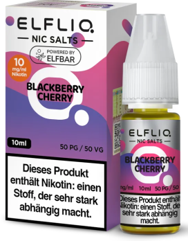 Blackberry Cherry 10 ml Nikotinsalzliquid by ELFLIQ Blackberry Cherry 10 mg