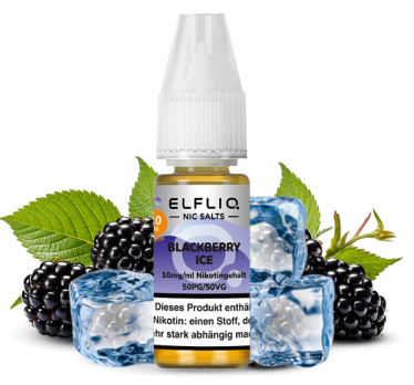 Blackberry Ice 10 ml Nikotinsalzliquid by ELFLIQ Blackberry Ice 10 mg