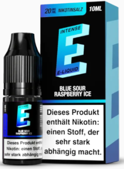 Blueberry Sour Raspberry Ice 10 ml Nikotinsalzliquid by E-INTENSE Blueberry Sour Raspberry Ice 20 mg