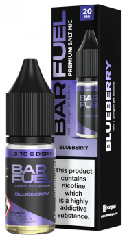 Blueberry Nikotinsalzliquid 10 ml by BAR FUEL 