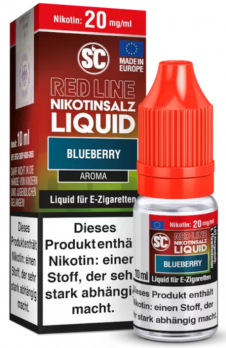 Blueberry 10 ml Nikotinsalzliquid by SC Blueberry 20 mg