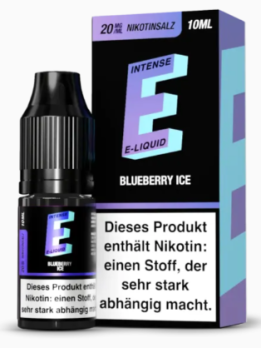 Blueberry Ice 10 ml Nikotinsalzliquid by E-INTENSE Blueberry Ice 20 mg