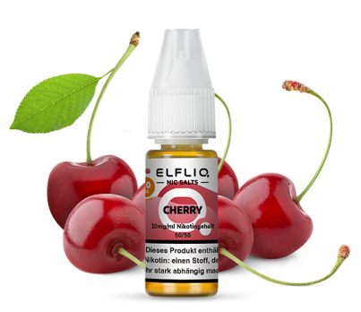 Cherry 10 ml Nikotinsalzliquid by ELFLIQ Cherry 10 mg