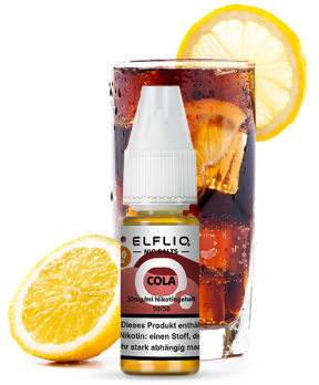 Cola 10 ml Nikotinsalzliquid by ELFLIQ Cola 10 mg