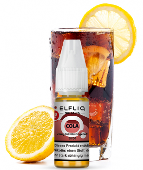 Cola 10 ml Nikotinsalzliquid by ELFLIQ Cola 20 mg