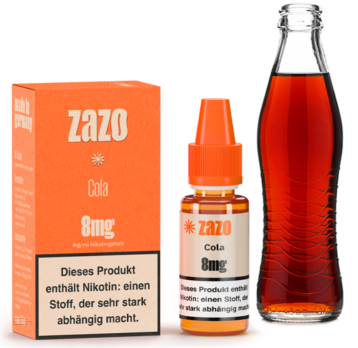 Cola 10 ml Liquid by ZAZO Cola 8 mg