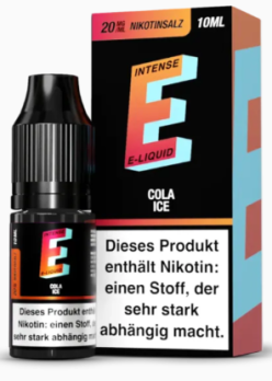 Cola Ice 10 ml Nikotinsalzliquid by E-INTENSE Cola Ice 20 mg