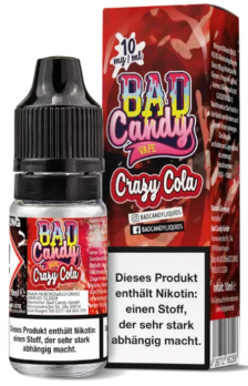 Crazy Cola Nikotinsalzliquid 10 ml by BAD CANDY 