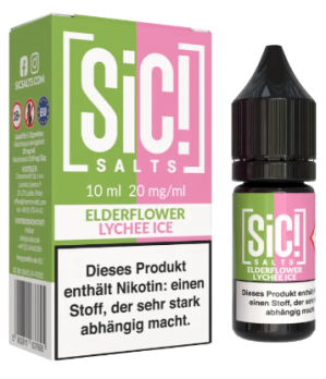 Elderflower Lychee Ice 10 ml 20 mg Nikotinsalz by SiC! 