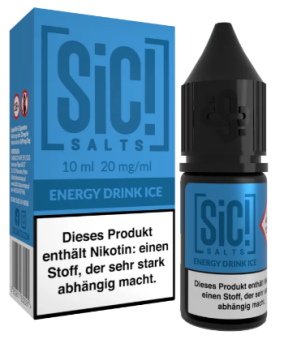 Energy Drink Ice 10 ml Nikotinsalz by SiC! Energy Drink Ice 20 mg