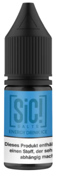 Energy Drink Ice 10 ml Nikotinsalz by SiC! Energy Drink Ice 10 mg