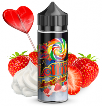 Volle Fresse Erdbeer-Sahne Lolliii 10 ml Aroma by LÄDLA JUICE 