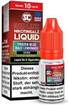Frozen Blue Razz Lemonade 10 ml Nikotinsalzliquid by SC Frozen Blue Razz Lemonade 10 mg