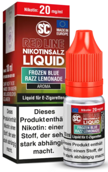Frozen Blue Razz Lemonade 10 ml Nikotinsalzliquid by SC Frozen Blue Razz Lemonade 20 mg
