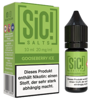 Gooseberry Ice 10 ml 20 mg Nikotinsalz by SiC! 