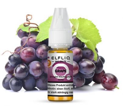 Grape 10 ml Nikotinsalzliquid by ELFLIQ 