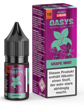 Grape Mint 10 ml Nikotinsalzliquid by OASYS by REVOLTAGE Grape Mint 10 mg