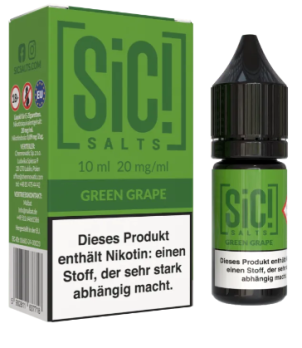 Green Grape 10 ml Nikotinsalz by SiC! Green Grape 20 mg