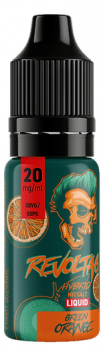 Green Orange Hybrid Liquid 10 ml by REVOLTAGE Green Orange 20 mg
