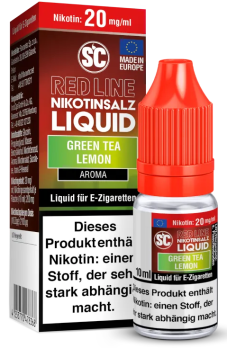 Green Tea Lemon 10 ml Nikotinsalzliquid by SC Green Tea Lemon 20 mg