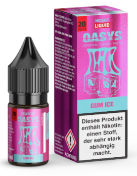 Gum Ice 10 ml Nikotinsalzliquid by OASYS by REVOLTAGE Gum Ice 20 mg