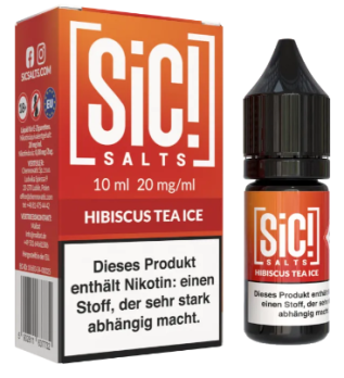 Hibiscus Tea Ice 10 ml Nikotinsalz by SiC! Hibiscus Tea Ice 20 mg