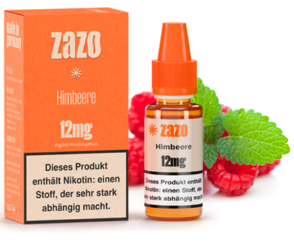 Himbeere 10 ml Liquid by ZAZO Himbeere 12 mg