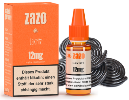 Lakritz 10 ml Liquid by ZAZO Lakritz 12 mg