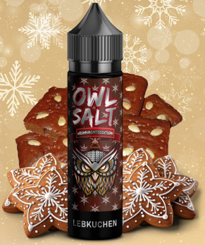 OWL SALT 10 ml Aroma by OWLDAMPFER Lebkuchen