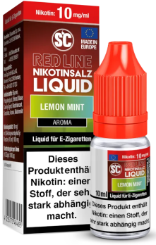 Lemon Mint 10 ml Nikotinsalzliquid by SC Lemon Mint 10 mg