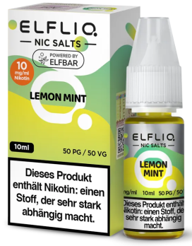 Lemon Mint 10 ml Nikotinsalzliquid by ELFLIQ 