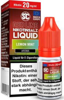 Lemon Mint 10 ml Nikotinsalzliquid by SC Lemon Mint 20 mg