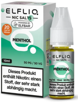 Menthol 10 ml Nikotinsalzliquid by ELFLIQ Menthol 20 mg