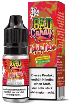 Mighty Melon Nikotinsalzliquid 10 ml by BAD CANDY 