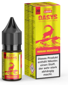 Nubian Mountain 10 ml Nikotinsalzliquid by OASYS by REVOLTAGE Nubian Mountain 20 mg