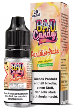 Paradise Peach Nikotinsalzliquid 10 ml by BAD CANDY Paradise Peach 20 mg