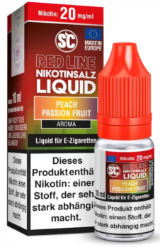 Peach Passion Fruit 10 ml Nikotinsalzliquid by SC Peach Passion Fruit 20 mg