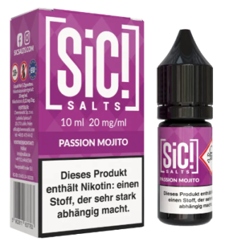 Passion Mojito 10 ml 20 mg Nikotinsalz by SiC! 