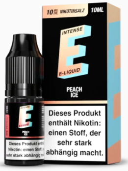 Peach Ice 10 ml Nikotinsalzliquid by E-INTENSE 