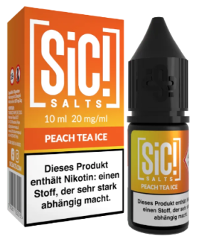 Peach Tea Ice 10 ml Nikotinsalz by SiC! Peach Tea Ice 20 mg