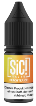 Peach Tea Ice 10 ml Nikotinsalz by SiC! Peach Tea Ice 10 mg