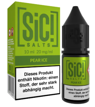 Pear Ice 10 ml Nikotinsalz by SiC! Pear Ice 20 mg